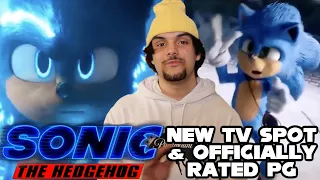 New Sonic The Hedgehog Movie (2020) TV Spot & Officially Rated PG