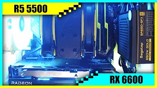 Ryzen 5 5500 + RX 6600 Gaming PC in 2022 | Tested in 7 Games