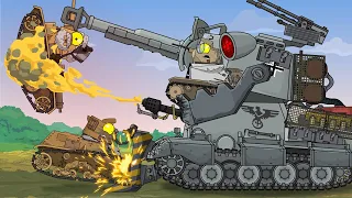 The sniffer dog monster is coming for you. cartoons about tanks