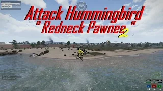 Arma 3 KOTH Best Pilot Moments: Attack Hummingbird "Redneck Pawnee" Part 2