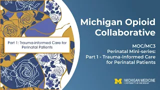 MOC/MC3 2023: Perinatal Mini Series: Part 1 - Trauma-Informed Care for Perinatal Patients