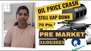 Gap down? Nifty & Bank Nifty Today? Pre Market report,Analysis & Prediction 31 May 2023 - Oil Crash