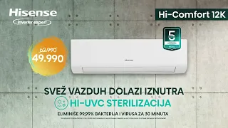 Hisense Hi-Comfort klima uređaj - Svež vazduh dolazi iznutra