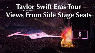Views from Side Stage Seats - Taylor Swift Eras Tour - How our Ticketmaster Fail ended up!