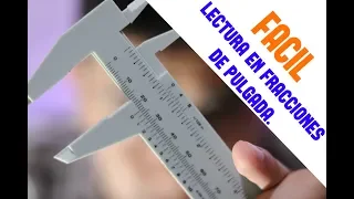 Lectura de vernier en pulgadas 1/128| How to use vernier caliper