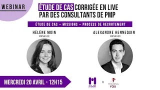 Etude de cas corrigée en live par des consultants de PMP