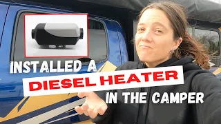 Chinese Diesel Heater Install In My Tacoma Camper Tiny Home