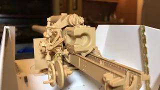 RC 1/16 Sd.Kfz. 165 Hummel - Gun elevation and recoil testing