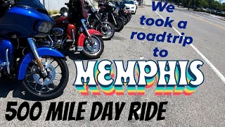 I rode 500 plus miles on my Kawasaki Vaquero in one day| Crossed 4 States| Beale Street Memphis TN