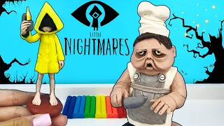 The Twin Chefs and the Six from Little Nightmares | Clay. Sculpt figures from plasticine