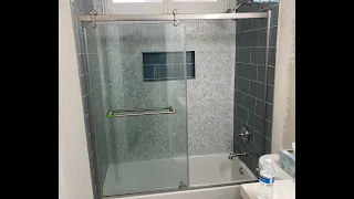 How To Install Delta Shower Glass Door On A Bathtub