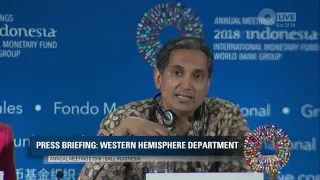 Press Briefing: IMF Western Hemisphere Department