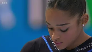 Melanie De Jesus Dos Santos (France) Floor Exercise 2023 World Gymnastics Championships Women's Team