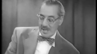 Groucho laughs! - Rare clip from You Bet Your Life (April 4, 1957)