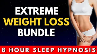 8 Hour Extreme Weight Loss Hypnosis | 30 Day Sleep Hypnotherapy