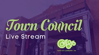 Carrboro Town Council Work Session April 16, 2024