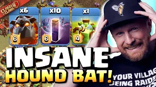 MASS LAVA HOUNDS with Bats and Overgrowth is INSANE! Clash of Clans