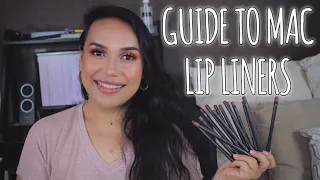 GUIDE TO MAC LIP LINERS
