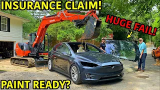 Rebuilding A Wrecked 2020 Tesla Model X Part 9