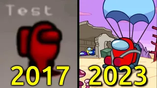 Evolution of Among Us 2017-2023