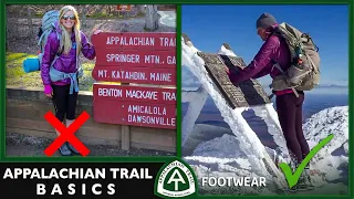 Why Most Thru-hikers DON'T Use BOOTS On The Appalachian Trail (Footwear, Socks, Camp Shoes, Gaiters)