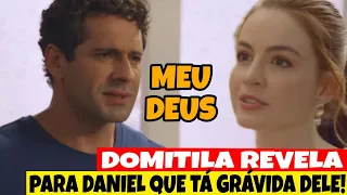 Domitila revela Daniel que tá grávida pelo celular e ele conta a Mariana o que acabou de descobrir