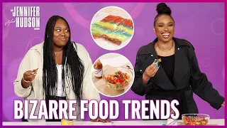 Jennifer Hudson & Paige Find a Bizarre Food Trend They Can Get On Board With