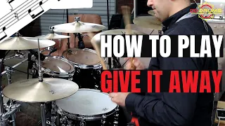 How to play Give it Away by RHCP - Drum Lesson