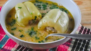 Stuffed pepper soup, a transylvanian recipe realy tasty and reallt healthy