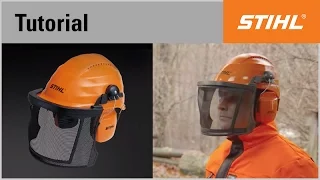 STIHL personal protective equipment for working with chainsaws