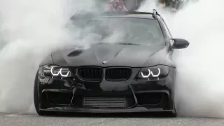 INSANE 900HP BMW 335i W/ FLAMETHROWER HOODEXHAUST | MASSIVE BURNOUT!!