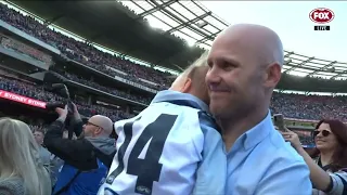 Geelong Cats Walk Out (AFL 2022 Grand Final Clips)