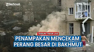 🔴 Penampakan Mencekam Bakhmut dari Udara Diselimuti Asap Imbas Perang Besar