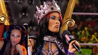 WWE RAW Queen Zelina with British Accent!??? 10/25/21