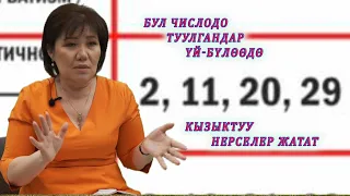 СЮЦАЙ 2 ЧИСЛО ҮЙ БҮЛӨӨ БАКТЫСЫ. 2,11,20, 29да ТУУЛГАНДАРГА ӨТӨ КЫЗЫК! Сөзсүз көргүлө!