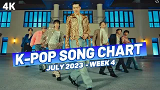 (TOP 100) K-POP SONG CHART | JULY 2023 (WEEK 4)