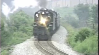 NKP 587 and N&W 1218 on the NS 'S' Line  1989