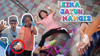 LEIKA JATUH DARI SEPEDA!!