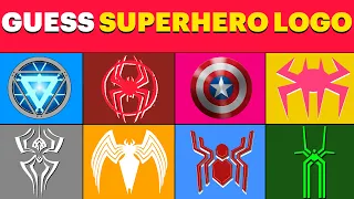 Guess ALL the Superheroes by Logo | MARVEL SUPERHEROES - Superhero Quiz🕷️🦸‍♂️