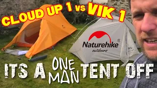 CLOUD UP 1 Vs VIK 1 - Naturehike Budget One-man Tent Reviews