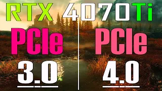 PCIe 3.0 vs PCIe 4.0 || RTX 4070Ti @ 12GB || PC GAMES TEST ||