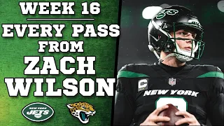 Zach Wilson Every Throw - Week 16 - vs Jaguars