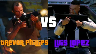 Trevor Philips VS Luis López ¿Quien Gana? ¿Quien Es Mejor Personaje?