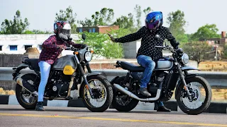 Yezdi Scrambler vs Royal Enfield Scram 411 | Comparison | Which Is Better And Faster??