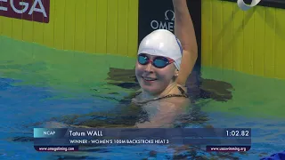 Women's 100 Backstroke Heat 3 - 2021 U.S. OLYMPIC TEAM TRIALS WAVE I