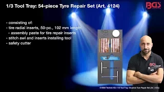 Tutorial: Tyre Repair Kit | 54 pcs. (Item 4124)