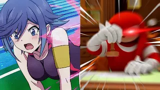 Knuckles rates keijo!!!!!!!! female characters crushes