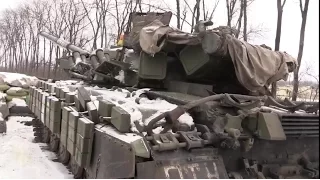 Донецк Блокпост ВСУ в Зоне боевых действий  29 12 Донецк War in Ukraine