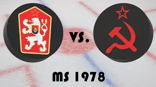 Mistrovství světa v hokeji 1978 - 1. kolo - Československo - Sovětský svaz