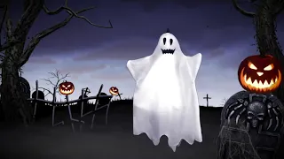 Flying Ghost Animated Halloween Prop